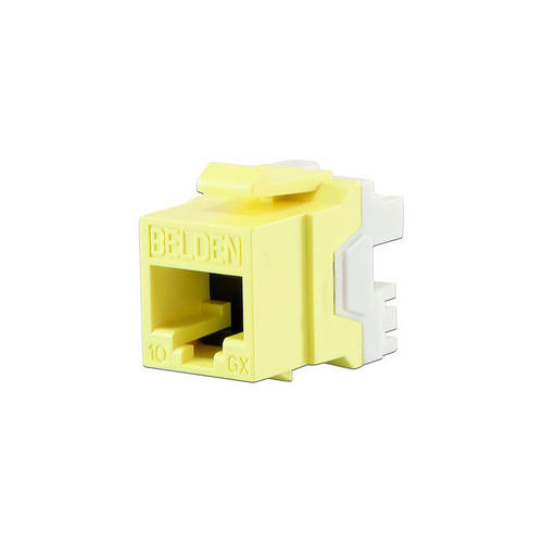 JACK RJ45 CAT6, AMARILLO (MDVO)
